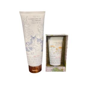 Library of flowers forget me not shower gel willow & water hand creme set